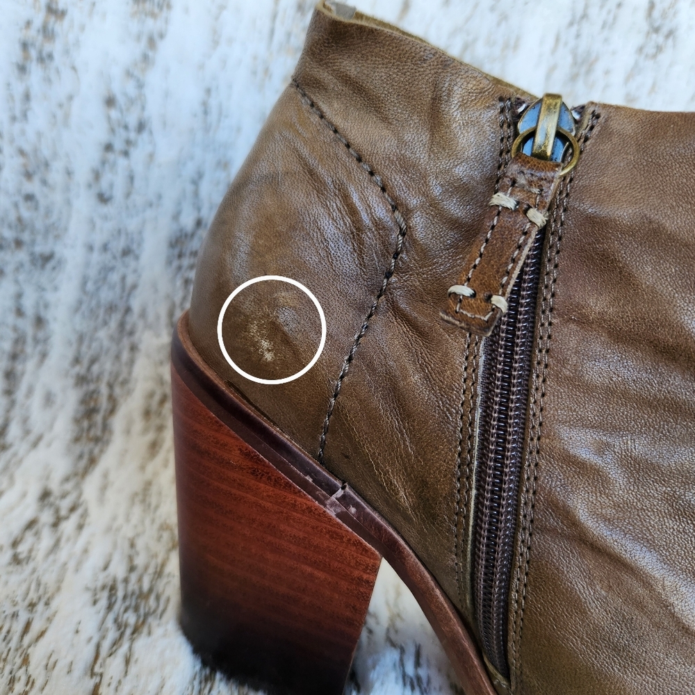 Kelsi Dagger Brooklyn "Watchman" Ankle Bootie Tan Leather | Women's Size 7.5 - Picture 8 of 13